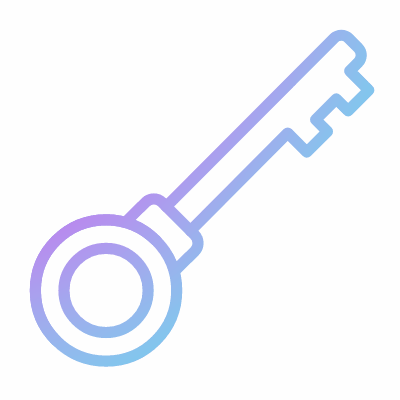 Key, Animated Icon, Gradient