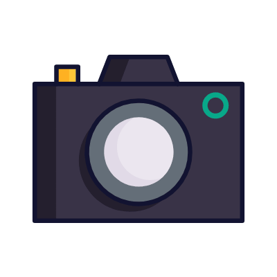 Camera, Animated Icon, Lineal