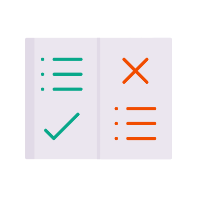 Guidelines, Animated Icon, Flat