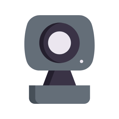 Home camera, Animated Icon, Flat