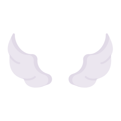 Wings, Animated Icon, Flat