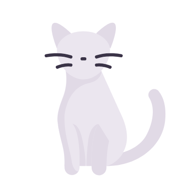 Cat, Animated Icon, Flat