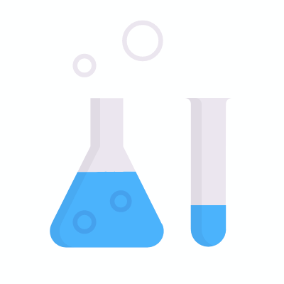 Chemistry, Animated Icon, Flat