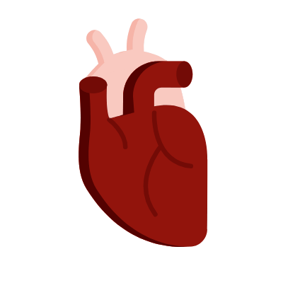 Heart, Animated Icon, Flat