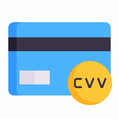 Card verification, Animated Icon, Flat