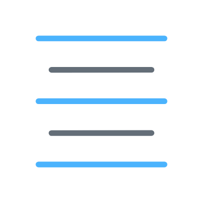 Align text, Animated Icon, Flat