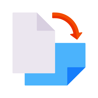 Page orientation, Animated Icon, Flat