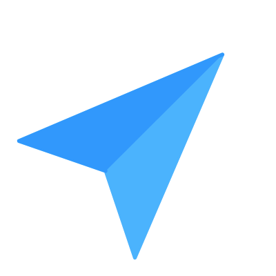 Paperplane, Animated Icon, Flat