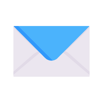 Envelope notification, Animated Icon, Flat