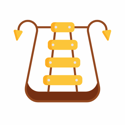 Bell lyre, Animated Icon, Flat