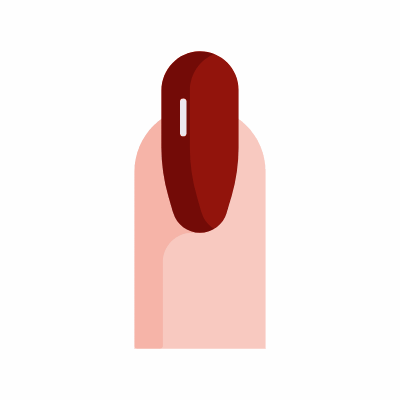 Nails, Animated Icon, Flat