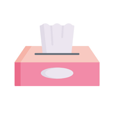 Tissue, Animated Icon, Flat
