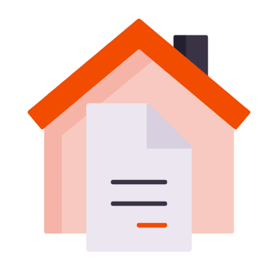 Mortgage, Animated Icon, Flat