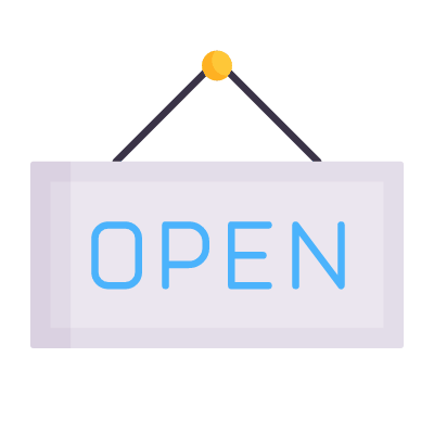 Closed & open, Animated Icon, Flat