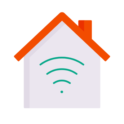 Smart home, Animated Icon, Flat