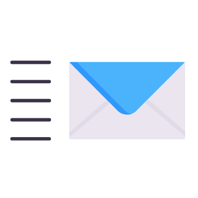 Email Send, Animated Icon, Flat