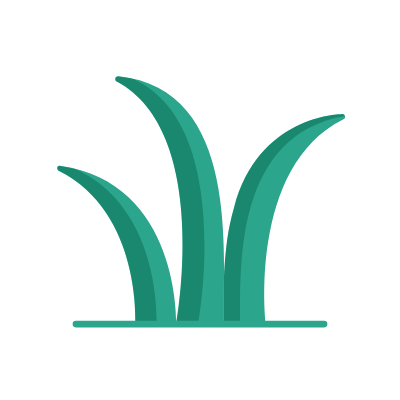 Grass, Animated Icon, Flat