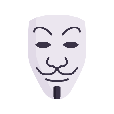 Mask, Animated Icon, Flat