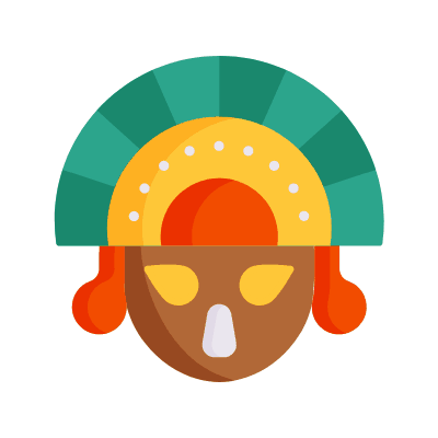 Aztec culture, Animated Icon, Flat