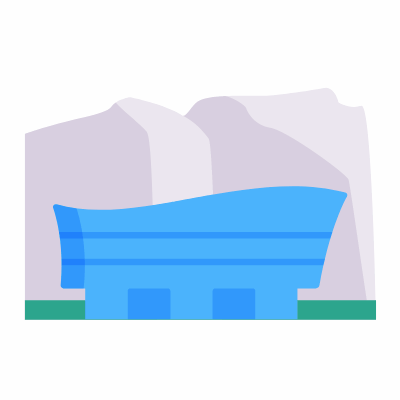 Capetown, Animated Icon, Flat