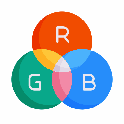 RGB Colors, Animated Icon, Flat