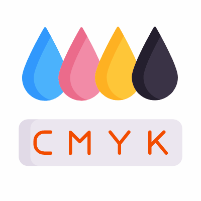 Cmyk, Animated Icon, Flat