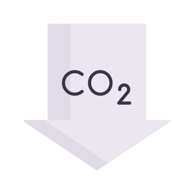 Decarbonization, Animated Icon, Flat