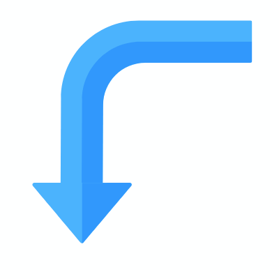 Arrow, Animated Icon, Flat