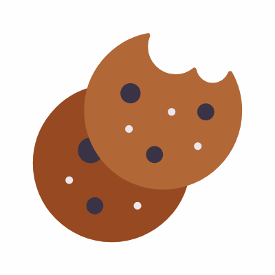 Cookies, Animated Icon, Flat