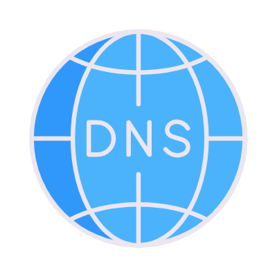 DNS, Animated Icon, Flat