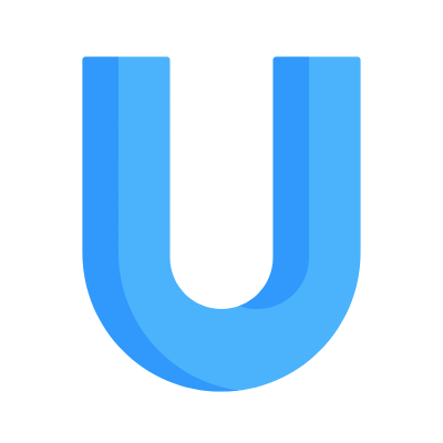 U, Animated Icon, Flat