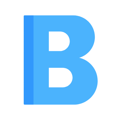 B, Animated Icon, Flat
