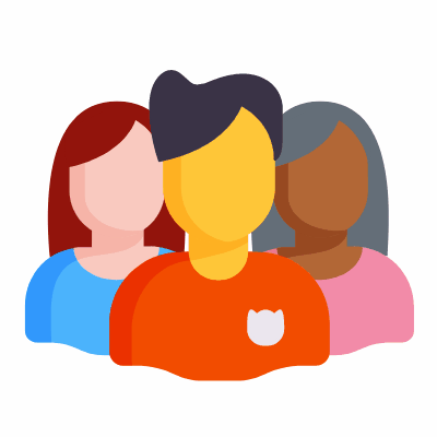 Group, Animated Icon, Flat
