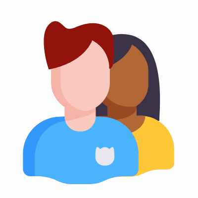 Couple, Animated Icon, Flat
