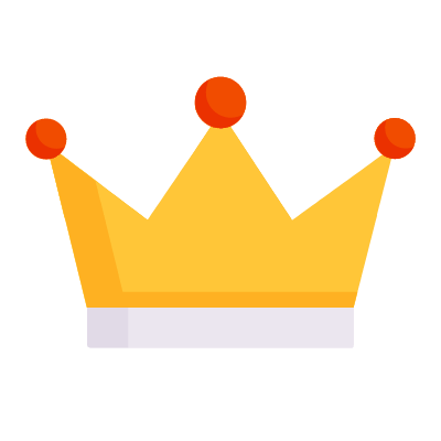 Crown, Animated Icon, Flat