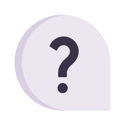 Question bubble, Animated Icon, Flat