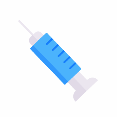 injection, Animated Icon, Flat