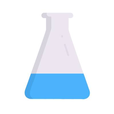 Lab bottle, Animated Icon, Flat