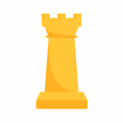 Chess, Animated Icon, Flat