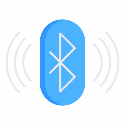 Bluetooth, Animated Icon, Flat