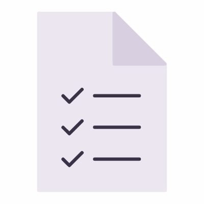 To-do list, Animated Icon, Flat