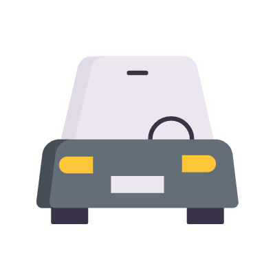 Car, Animated Icon, Flat