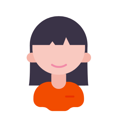 Girl, Animated Icon, Flat
