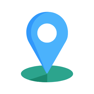 Location pin, Animated Icon, Flat