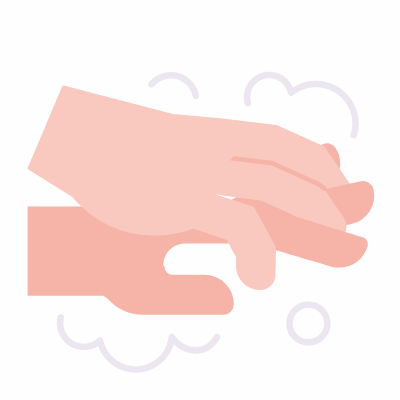 Hand washing 4, Animated Icon, Flat