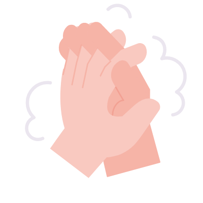 Hand washing 5, Animated Icon, Flat