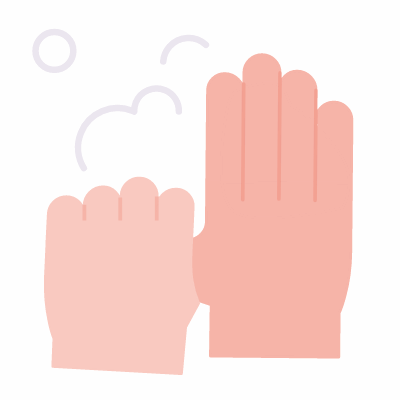 Hand washing 7, Animated Icon, Flat