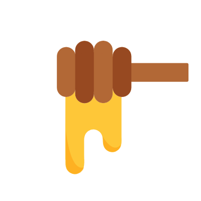Honey, Animated Icon, Flat