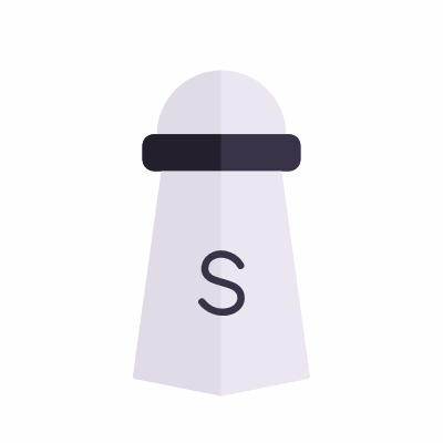 Salt, Animated Icon, Flat