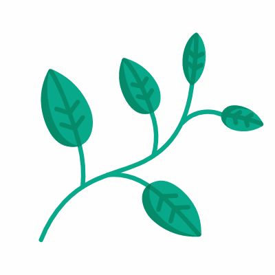 Herbs, Animated Icon, Flat